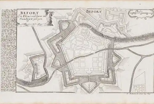 BODENEHR, Belfort im Elsas. 1725