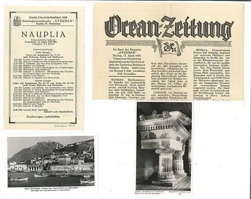 Nauplia, Mykenae, Tyrins, Epidaurus - Große Lloyd-Hellasfahrt 1939.