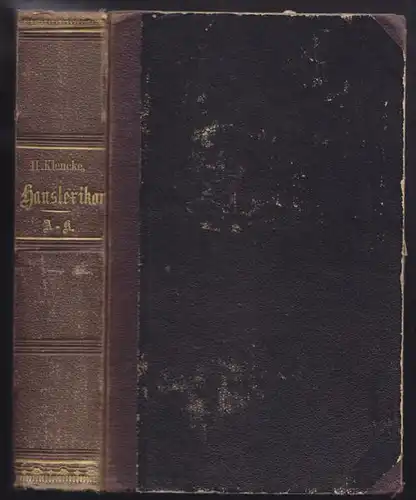 KLENCKE, Hauslexikon der Gesundheitslehre für... 1880