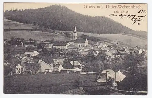 Gruss aus Unter-Weissenbach, Ob.-Oest. 1900