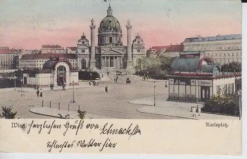 Wien. Karlsplatz. 1890
