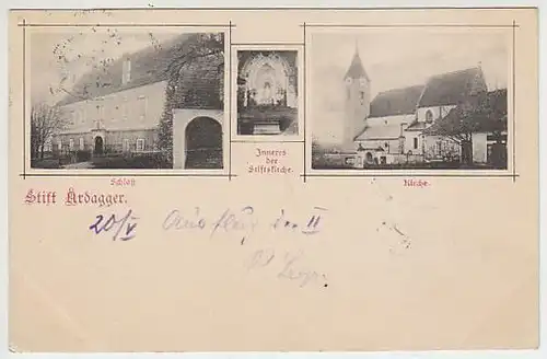 Stift Ardagger. Schloß. Inneres der... 1890