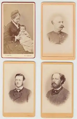 [4 Portraits]. 1872