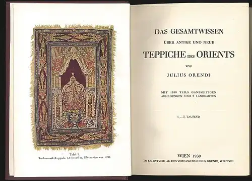 ORENDI, Das Gesamtwissen über antike und neue... 1930