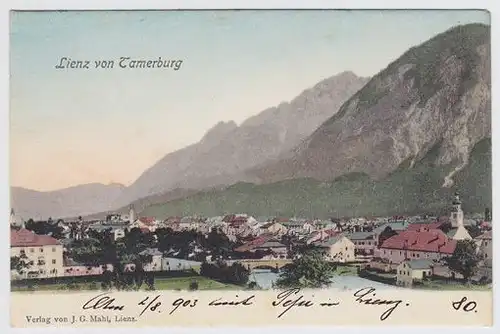 Lienz von Tamerburg. 1900