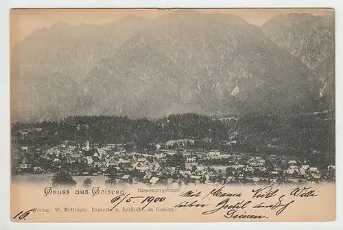 Gruss aus Goisern. Ramsauergebirge. 1900