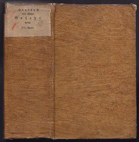 KROPATSCHEK, Handbuch aller unter der Regierung... 1789
