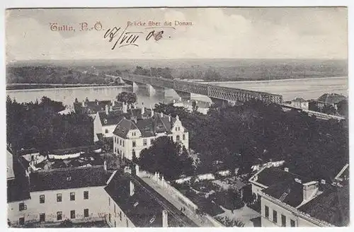 Tulln, N.=Ö. Brücke über die Donau. 1900