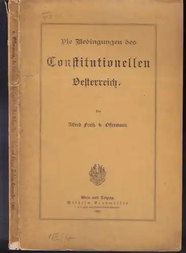 OFFERMANN, Die Bedingungen des... 1900