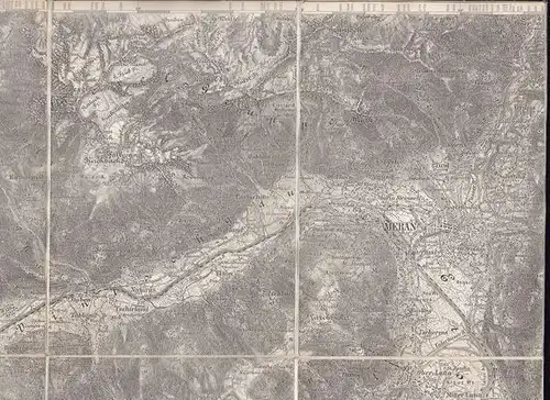 Karte Meran  Zone 19  Kol.IV 1914