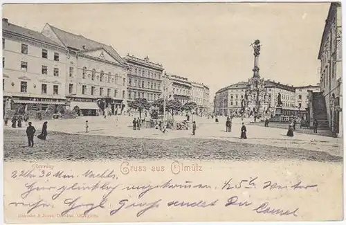 Gruss aus Olmütz. Oberring. 1890