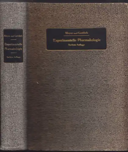 MEYER, Die experimentelle Pharmakologie als... 1922