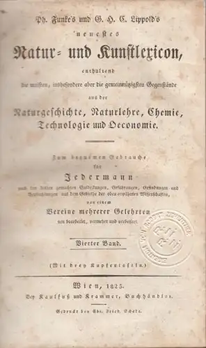 FUNKE, Neuestes Natur- und Kunstlexicon,... 1825 1476-04