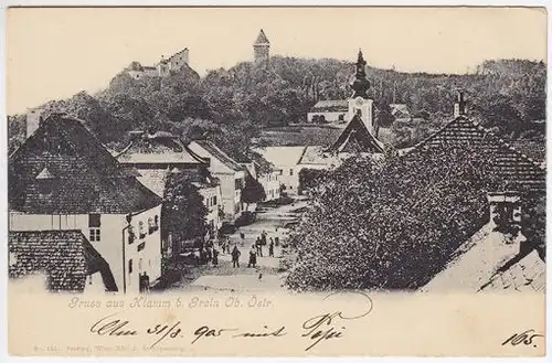 Gruss aus Klamm b. Grein Ob. Östr. 1890