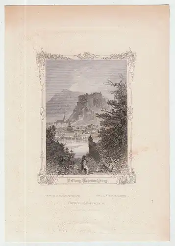 Festung Hohensalzburg. 1845