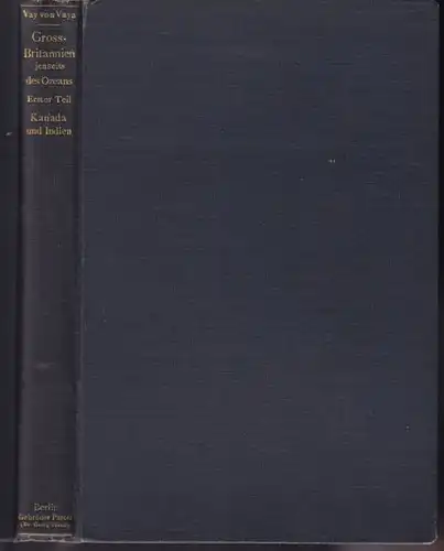 VAY VON VAYA UND ZU LUSKOD, Groß-Britannien... 1910