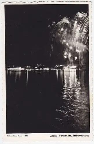 Velden - Wörther See, Seebeleuchtung. 1930