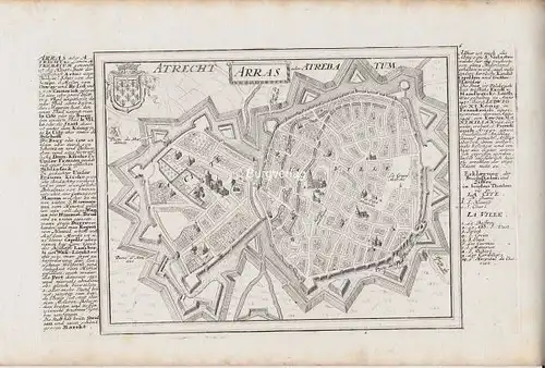 BODENEHR, Atrecht Arras oder Atrebatum. 1725