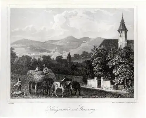 Heiligenstadt und Grinzing. 1855
