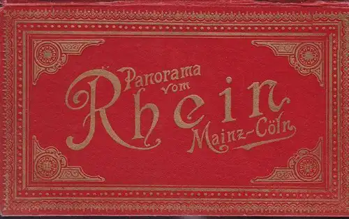 Panorama vom Rhein- Mainz-Cöln. 1890