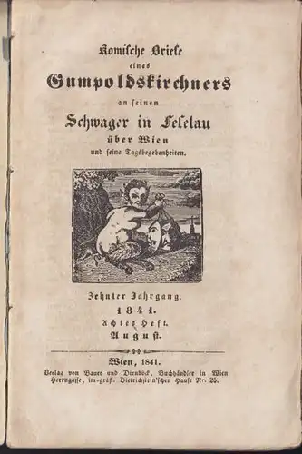 Komische Briefe eines Gumpoldskirchners an... 1841