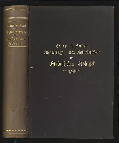Wanderungen eines Naturforschers im Malayischen Archipel von 1878 bis 1883. Aus