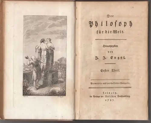 ENGEL, Der Philosoph für die Welt. 1787