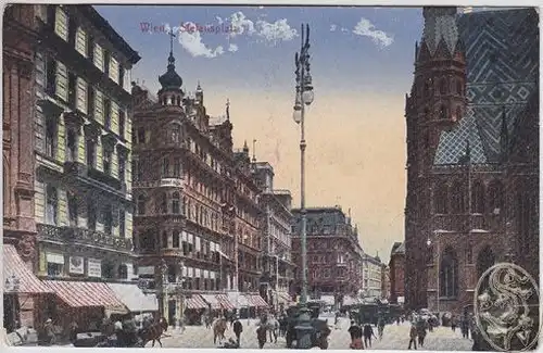 Wien. Stefansplatz. 1900