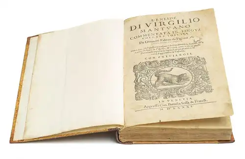 VERGILIUS MARO, L'Eneide di Virgilio Mantuano... 1581