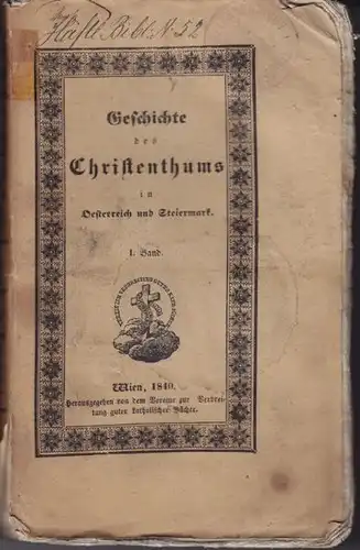 KLEIN, Geschichte des Christenthums in... 1840