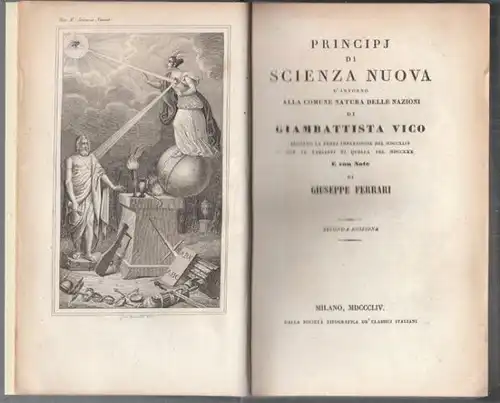 VICO, Principj di Scienza Nuova d'Intorno alla... 1854