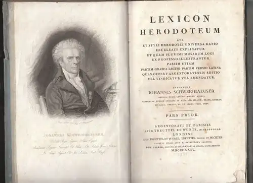 SCHWEIGHAEUSER, Lexicon Herodoteum quo et styli... 1824