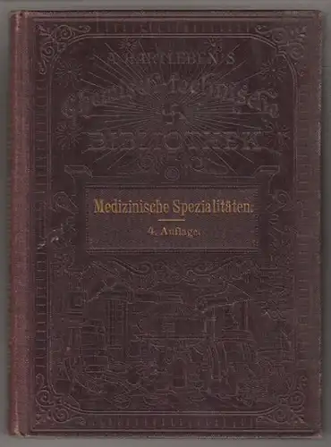 CAPAUN-KARLOWA, Medizinische Spezialitäten.... 1913