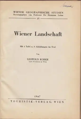 KORBER, Wiener Landschaft. 1947
