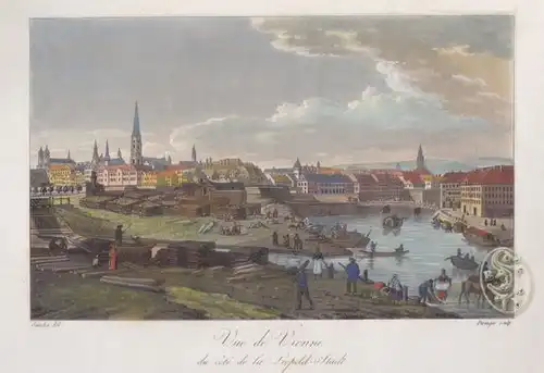 Vue de Vienne du côte de la Leopold-Stadt. 1821