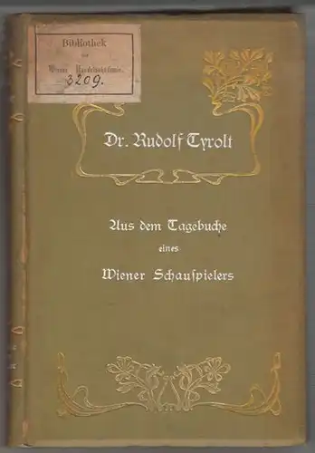 TYROLT, Aus dem Tagebuche eines Wiener... 1904