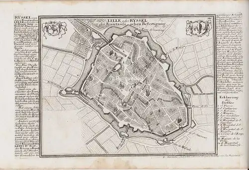 BODENEHR, Lille oder Ryssel vor der... 1725