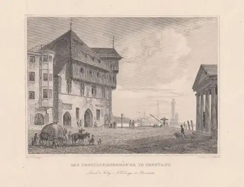 Das Concilumsgebäude in Constanz. 1850