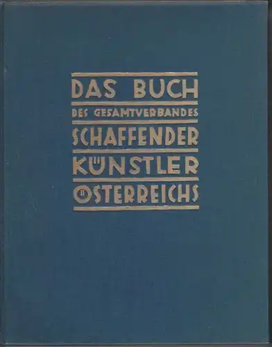 BUCH, Das, des Gesamtverbandes Schaffender... 1929