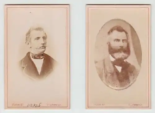 [2 Portraits zweier Herren]. 1877
