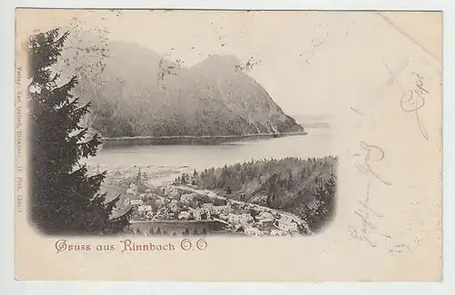 Gruss aus Rinnbach O.Ö. 1890