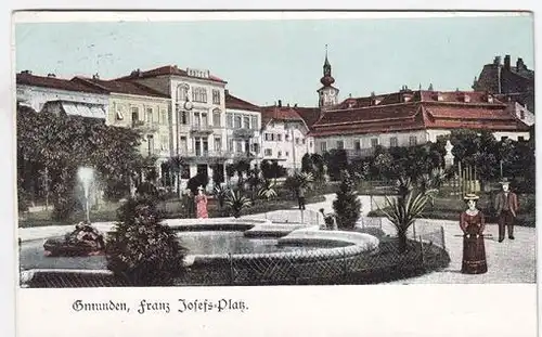 Gmunden, Franz Josef=Platz. 1900