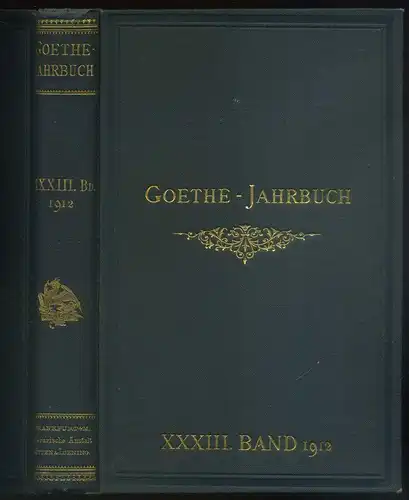 Goethe-Jahrbuch. Begr. v. Ludwig Geiger.