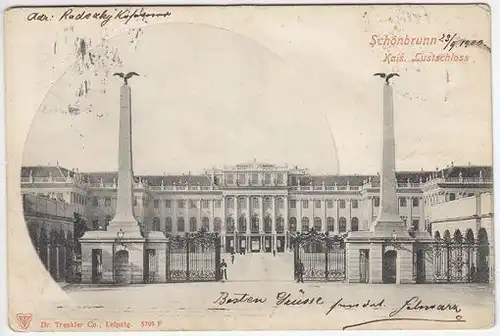 Schönbrunn. Kais. Lustschloss 1900