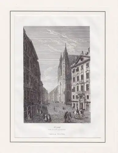 Wien vom Stock am Eisen. 1845