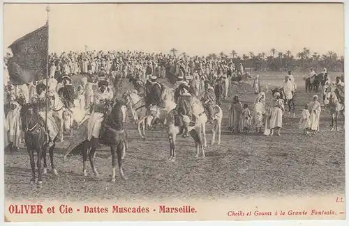 Oliver et Cie - Dattes Muscades - Marseille.... 1900