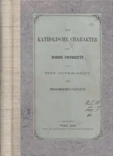 Der katholische Charakter der Wiener... 1863