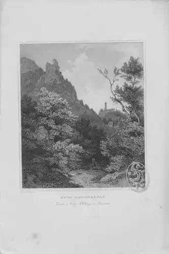 Burg Hoheneppan. 1842