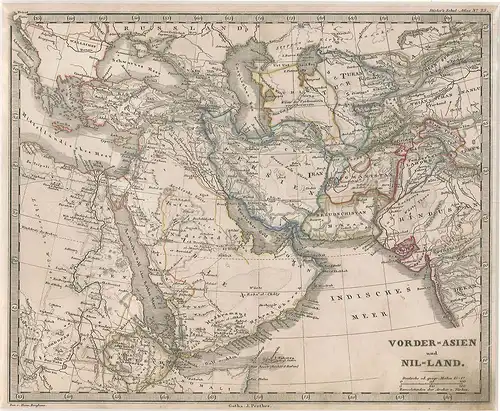 Vorder-Asien und Nil-Land. 1845