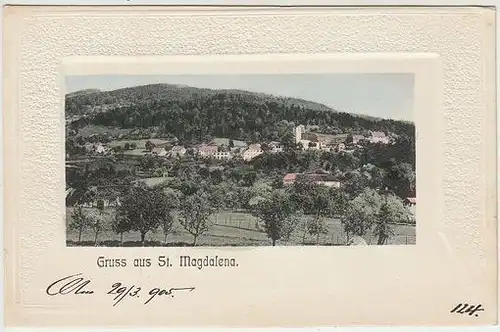 Gruss aus St. Magdalena. 1900